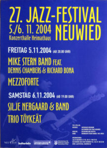 Plakat 27. Jazzfestival 2004